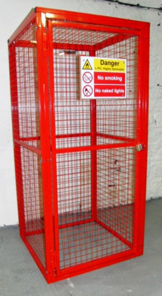 BC6 - Gas Cylinder Storage Cage 1064 x 1000 x 2054 mm