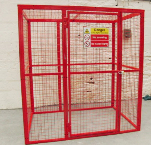 BC7 - Gas Cylinder Storage Cage 2064 x 1000 x 2054 mm