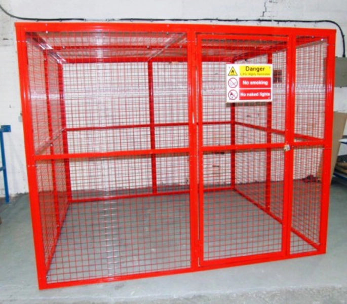 BC9 - Gas Cylinder Storage Cage 2064 x 2000 x 2054 mm