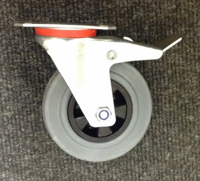 125 mm Swivel Braked Castor