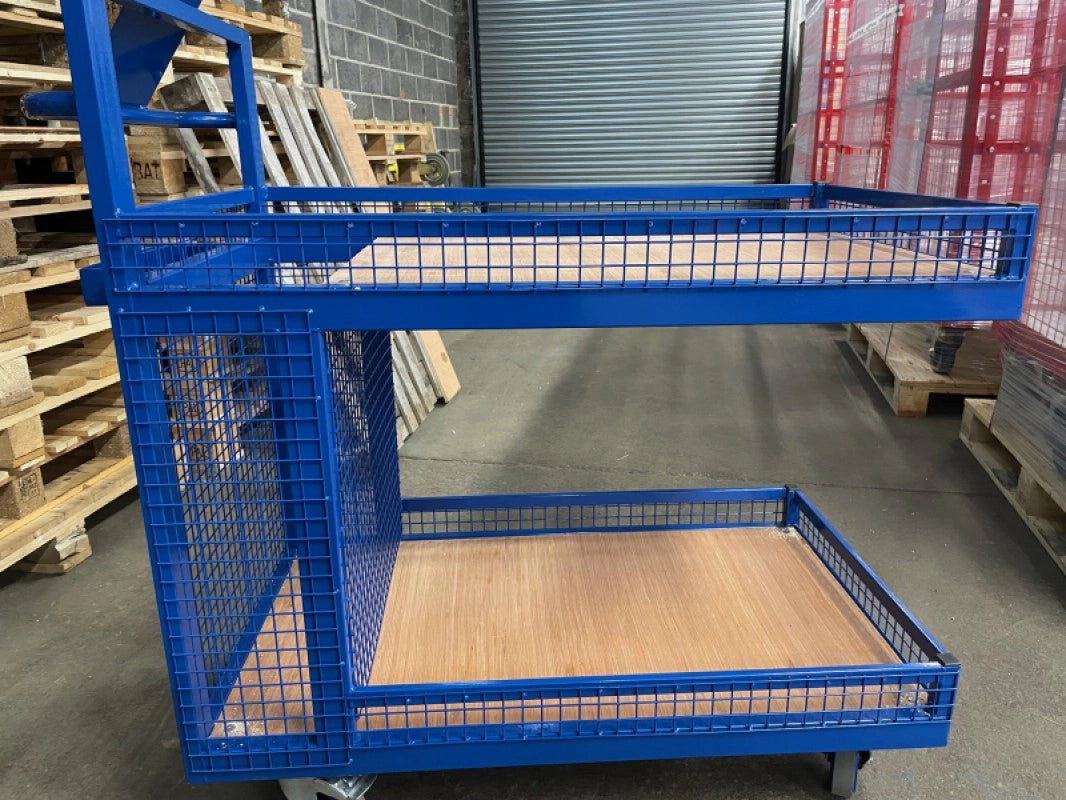 OPT100M - Order Picking Trolley with mesh lip