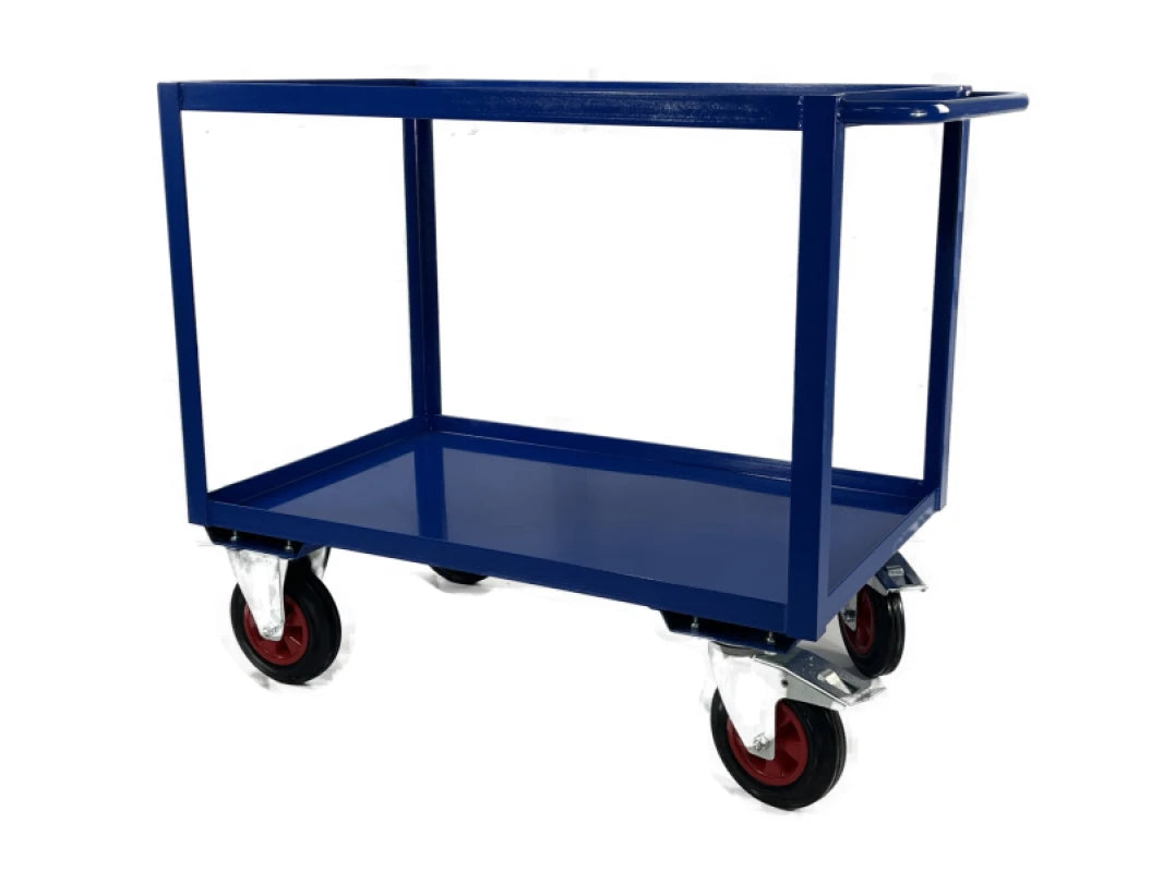 TTC1/SL:  Table Top Cart, 1000 x 600 mm, Steel Shelves with Lip