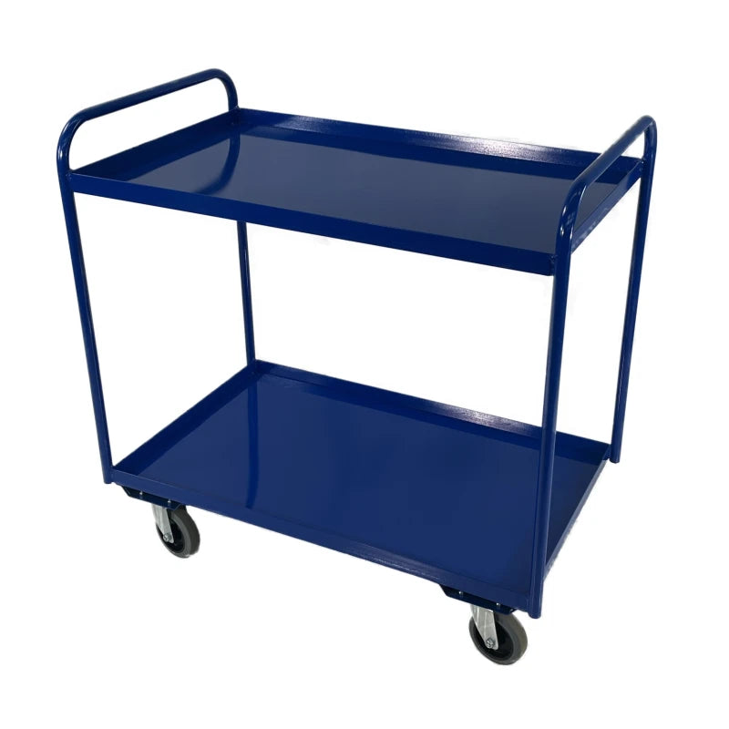 TRT12 - 2 Tier Tray Trolley, Steel Top, 1000 x 610 mm