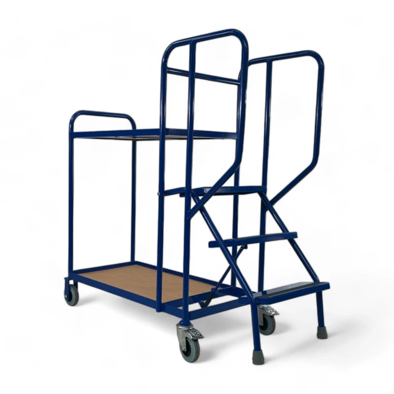 SOPT01 - Stepped Picking Trolley 3 Step, 2 Tier