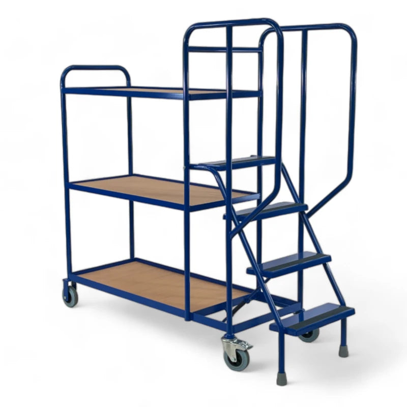 SOPT03 - Stepped Picking Trolley, 4 Step, 3 Tier