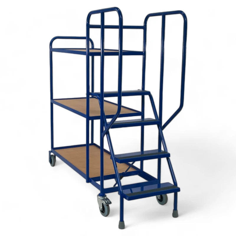 SOPT03 - Stepped Picking Trolley, 4 Step, 3 Tier