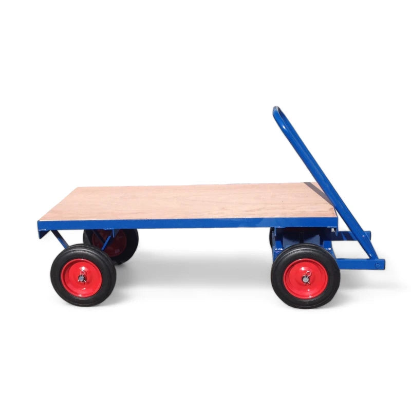 TT2 - HD Turntable Truck 1000 kg Capacity, Solid Rubber Wheels, 1525 x 700 mm