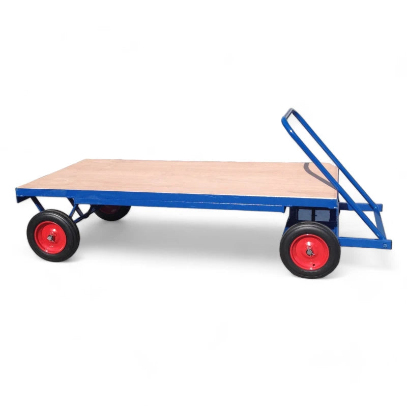 TT3 - HD Turntable Truck, 1000 kg Capacity, Solid Rubber Wheels, 2000 x 1000 mm