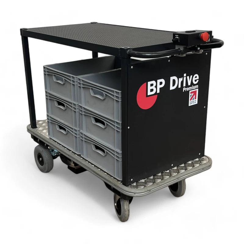 BPD02P - BP Drive Premium, Electric Powered 2 Tier Trolley