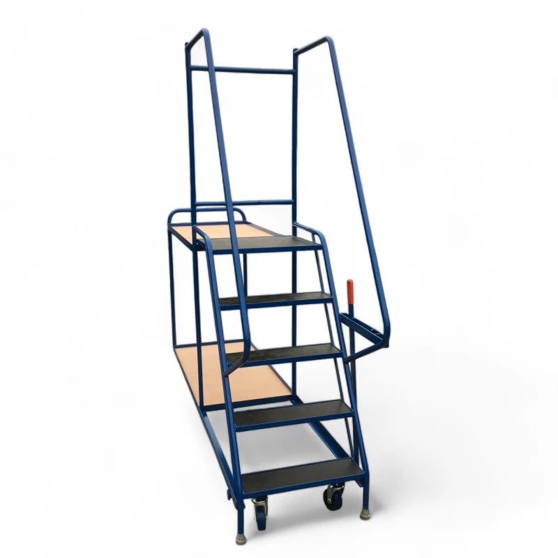 SOPT07 - Heavy Duty Stepped Picking Trolley, 5 Step, 2 Tier