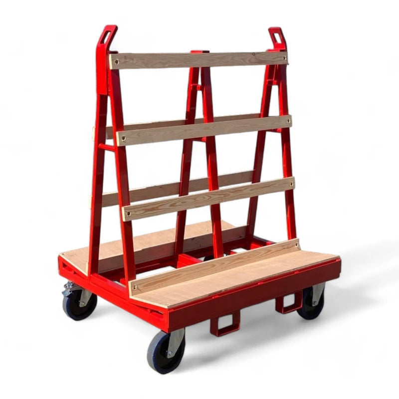 LGWT0 - Liftable A Frame Glass Trolley 1200 x 1000 x 1500mm