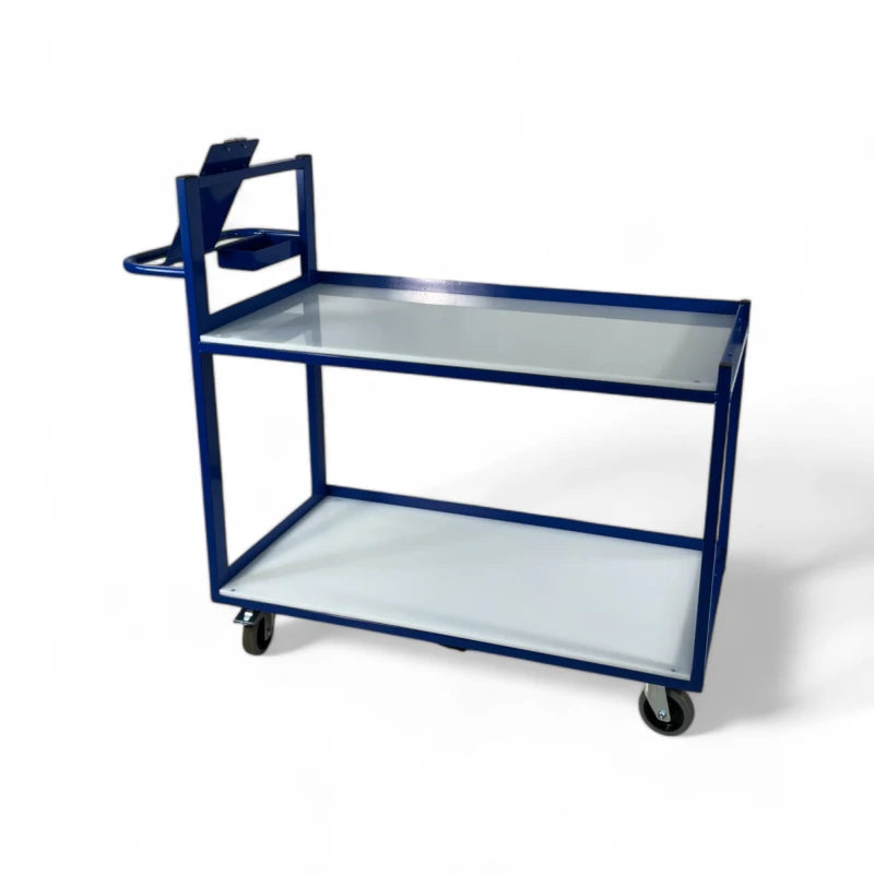 OPT101-HDPE Order Picking Trolley with Plastic HDPE Shelves