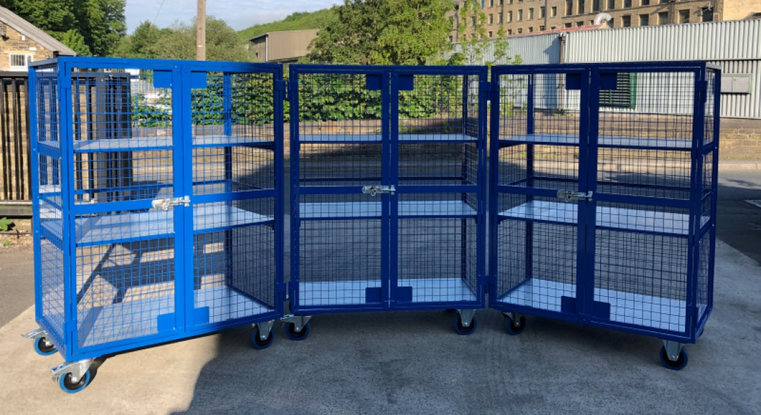 Adjustable Mesh Enclosed Trolleys