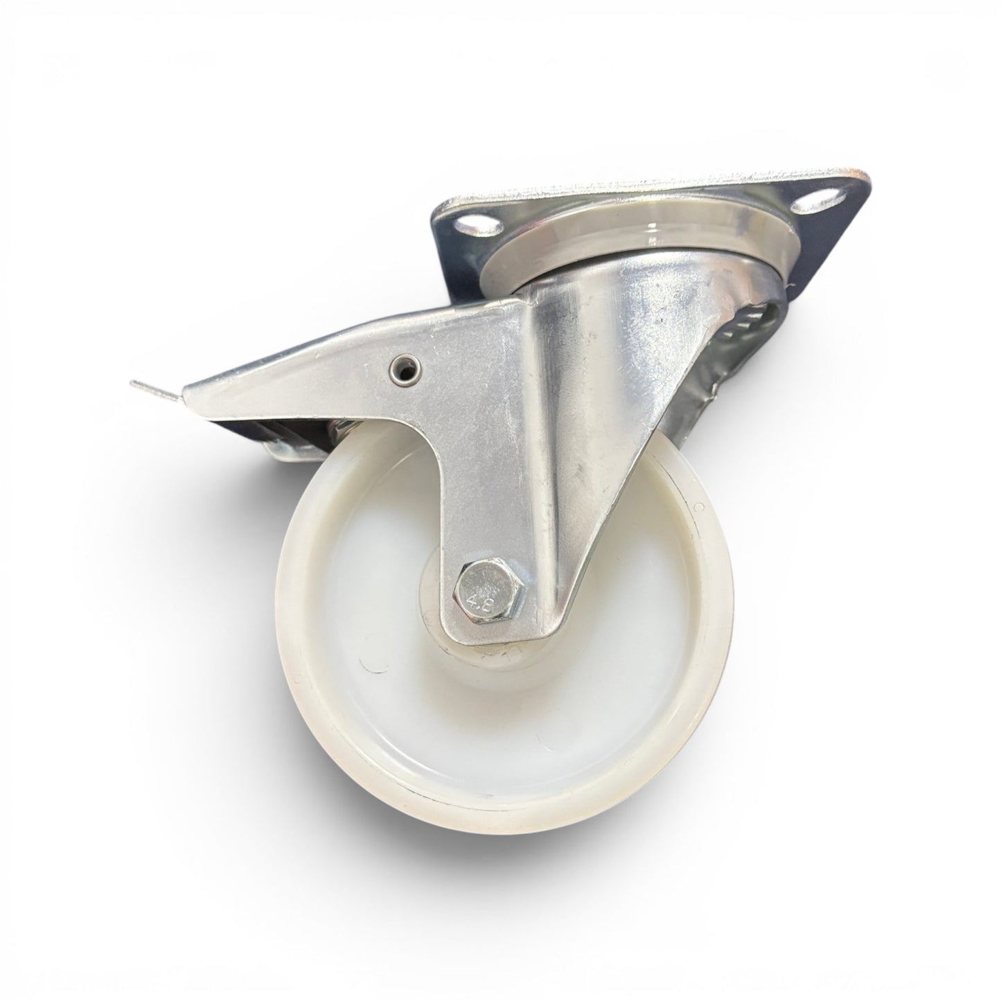 160mm Nylon Swivel Braked Castor