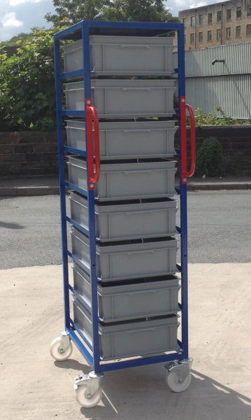 EC02 - Euro Container Trolley 1685mm tall – Breg Products Ltd
