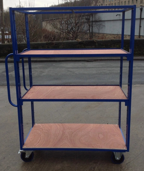 SH130 - 1000 x 600 mm Adjustable Shelf Trolley