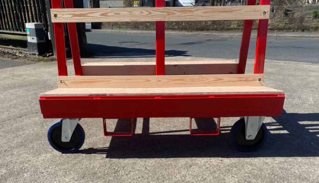 Heavy Duty Glass Handling Trolleys With Lifting Points