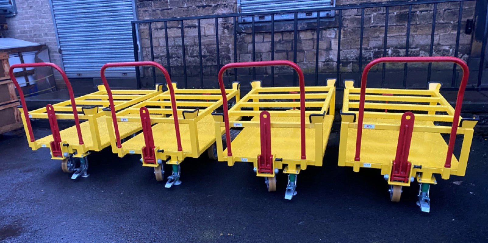 LTT06 - HD Euro Pallet Dolly, Raised Height