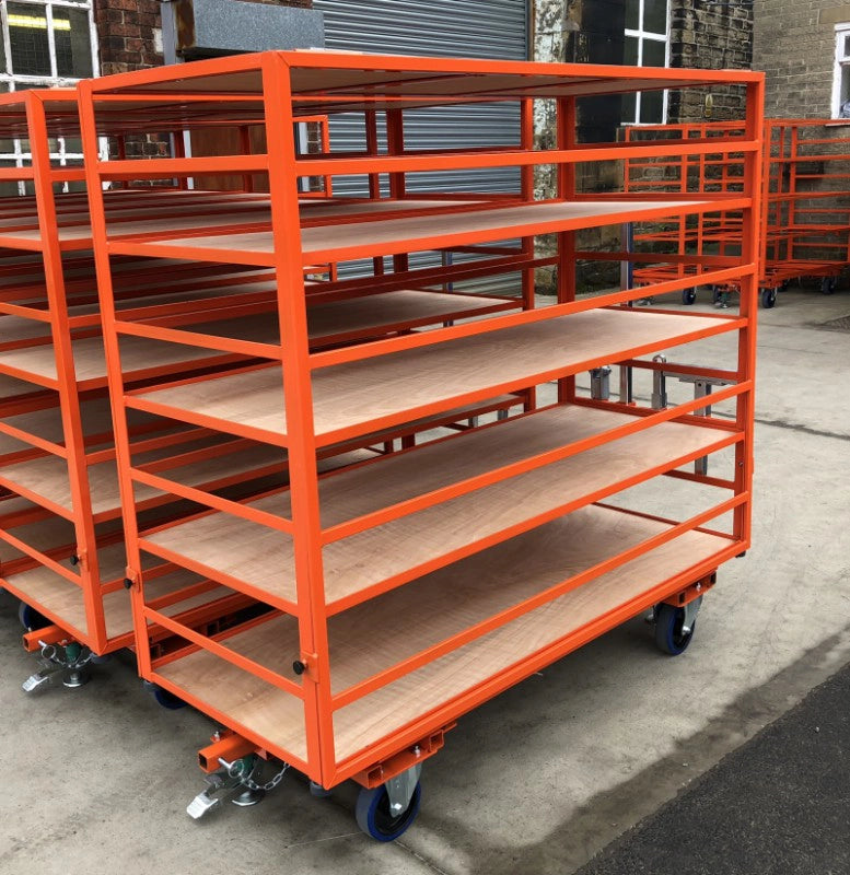 LTT07 - Twin Turntable Logistics Trolley, Forward and Reverse