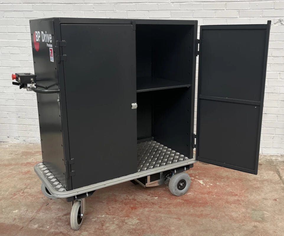 BPDP04 - BP Drive Premium, Electric Powered Fully Enclosed Secure Trolley