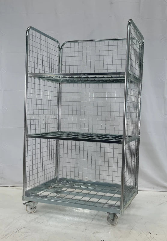 RC1 - Tall Roll Cage/Merchandise Picking Trolley 3 Sided