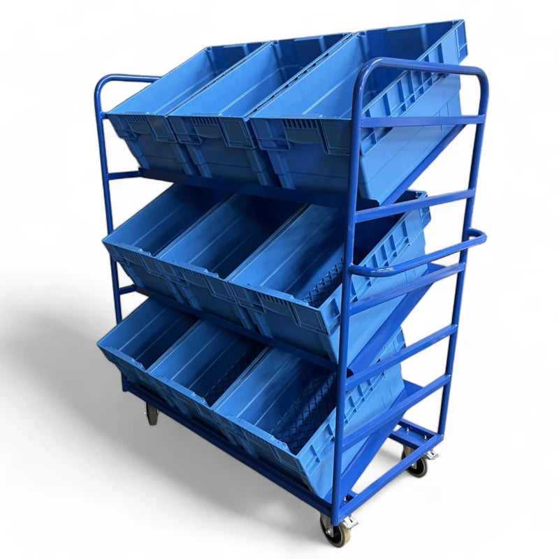 OPT110 - Angled Tote Box Trolley