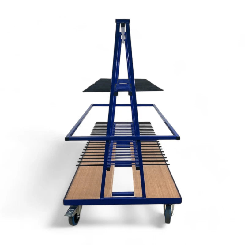 Vertical, Double Sided Cut Profile Trolley, 20 x 80mm Slots Per Side
