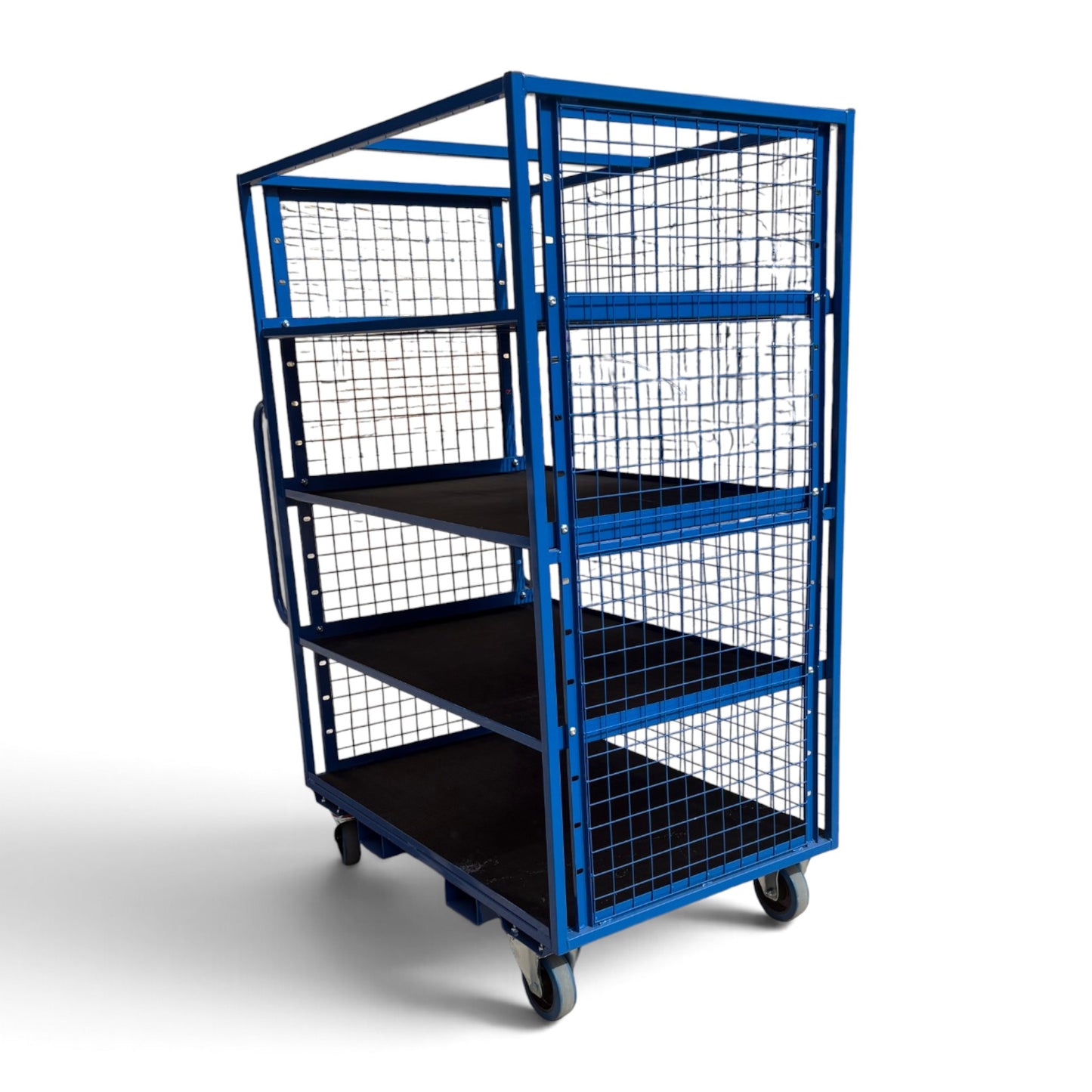 SH160 - 1220 x 800 mm Adjustable Shelf Trolley Mesh Back and Ends
