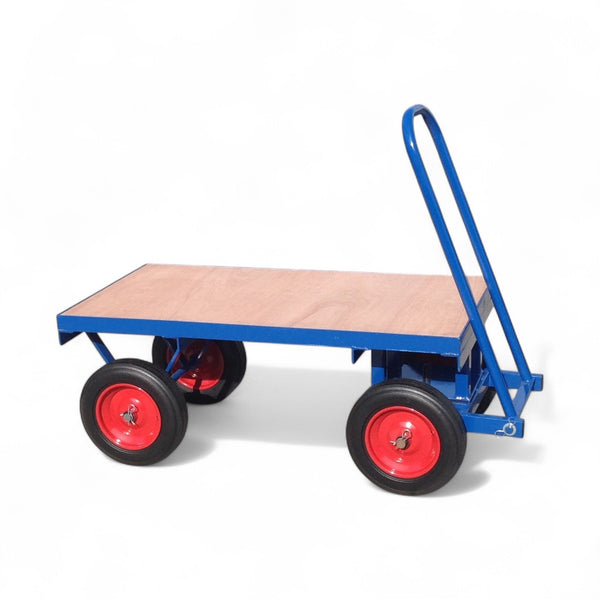Heavy Duty Turntable Truck 1000 kg Capacity, Solid Rubber Wheels
