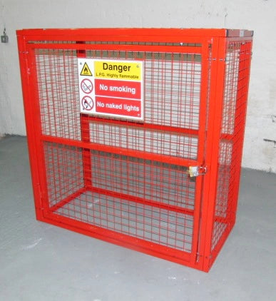 UK-Manufactured Steel Gas Cylinder Cages For Indoor And Outdoor Use